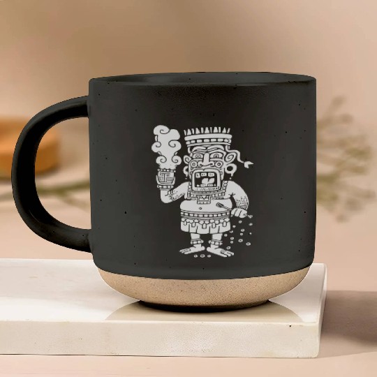 Maya God Mayan Mythology Buluc Chabtan Pottery Mugs