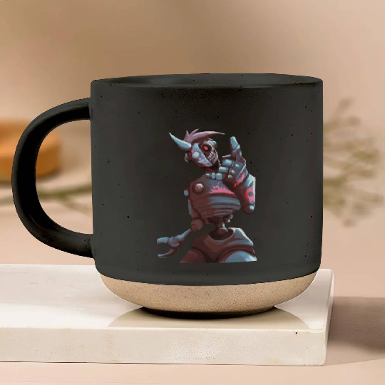 The robot Pottery Mugs
