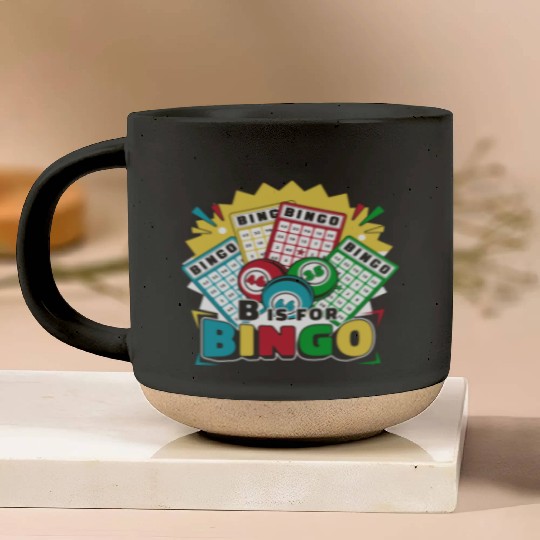 B Is For Bingo Daubers Professional Caller Bingo Pottery Mugs