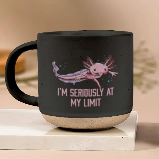 Im Seriously at My Limit Axolotl Memes Salamander Pottery Mugs