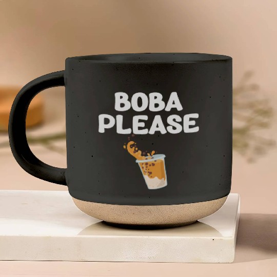Boba Please Tea Lover Bubble Japan K-pop Korean Pottery Mugs