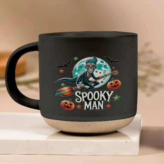 Couple Halloween Husband Spooky Man Halloween Pottery Mugs