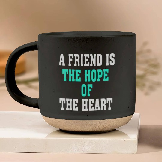 friend hope Pottery Mugs