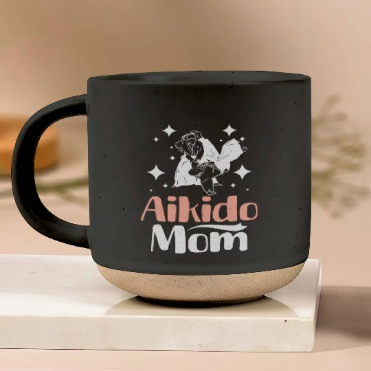 Mother's day Mama Aikido Mom Pottery Mugs