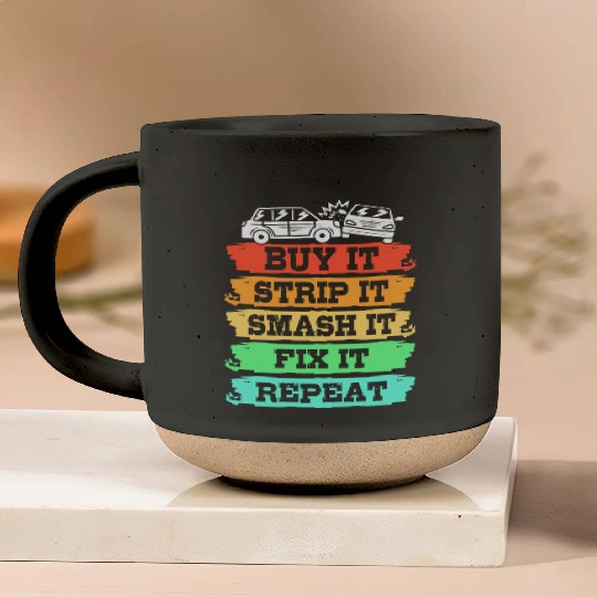 Buy It Smash It Fix It Repeat Demolition Derby Pottery Mugs
