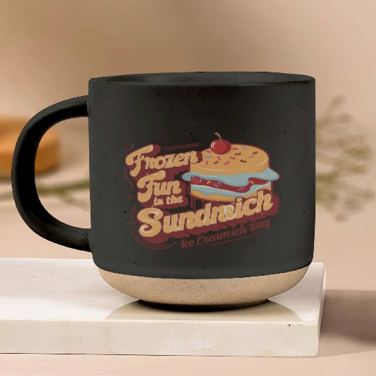 Ice Cream Sandwich Pottery Mugs