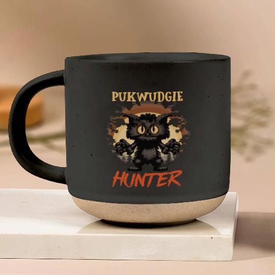 Pukwudgie Hunter Monster Cryptid Pottery Mugs