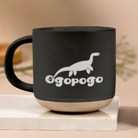 Ogopogo Cute Lake Monster Cryptid Pottery Mugs