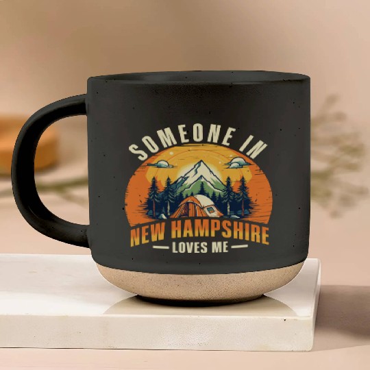 Someone In New Hampshire Loves Me Pottery Mugs