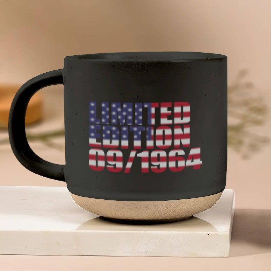 60th birthday Limited Edition USA 09/1964 Pottery Mugs