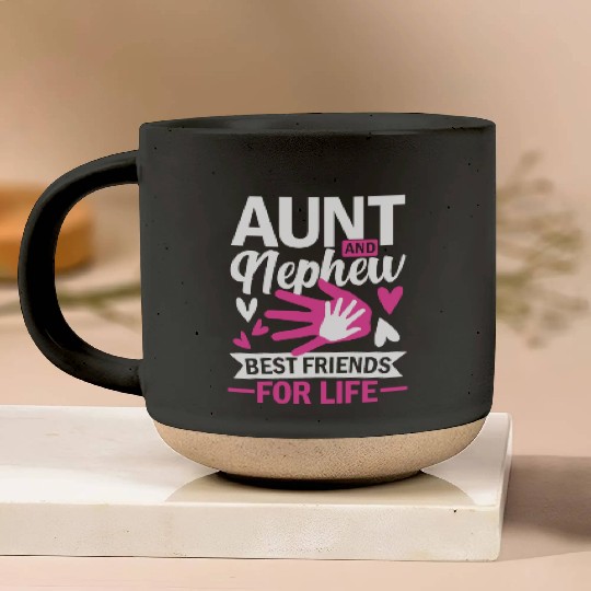 aunt and nephew best friends for life Pottery Mugs