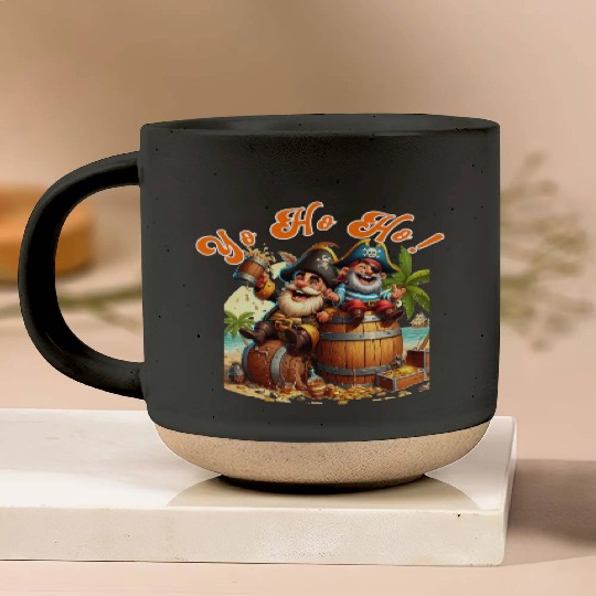 Pirate Rum Pottery Mugs