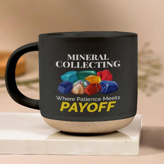 Crystal Collecting Rock Hunting Mineral Collector Pottery Mugs