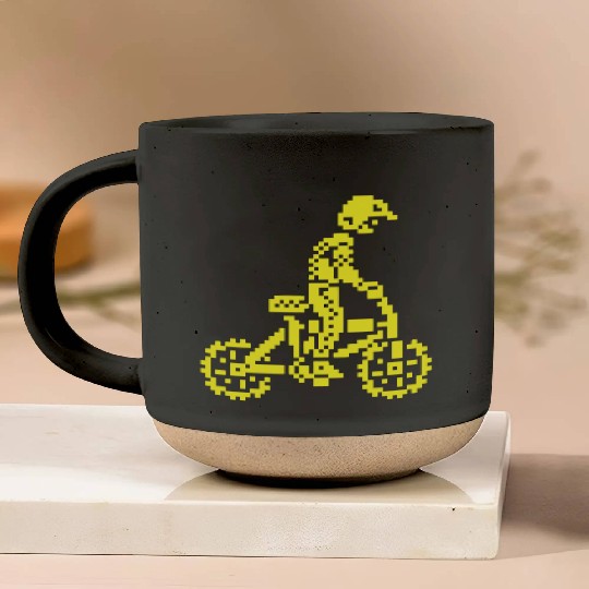 BMX Bike Bandits ZX Spectrum 8-bit Pottery Mugs