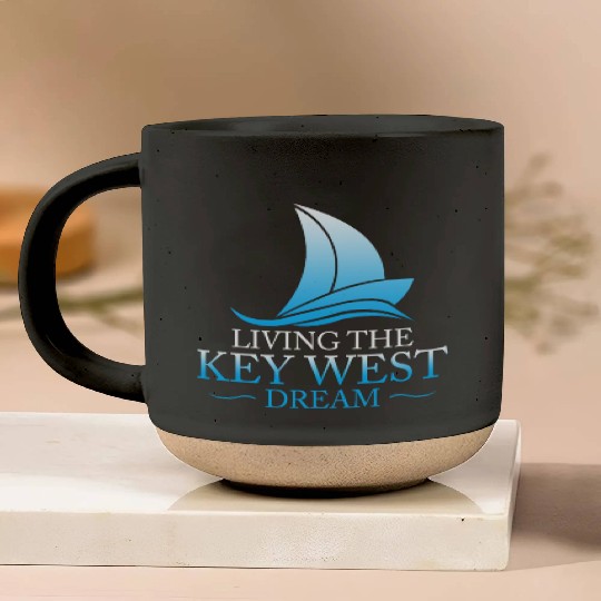 Florida Keys LIVING THE KEY-WEST DREAM Sailor Pottery Mugs