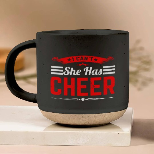 She Has Cheer Mom Cheerleading Mommy Mother's Day Pottery Mugs