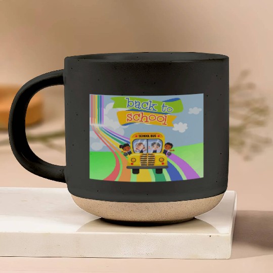 kides back to school Pottery Mugs 2024