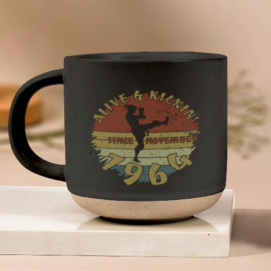 60th birthday Alive and kickin since 11/1964 Pottery Mugs