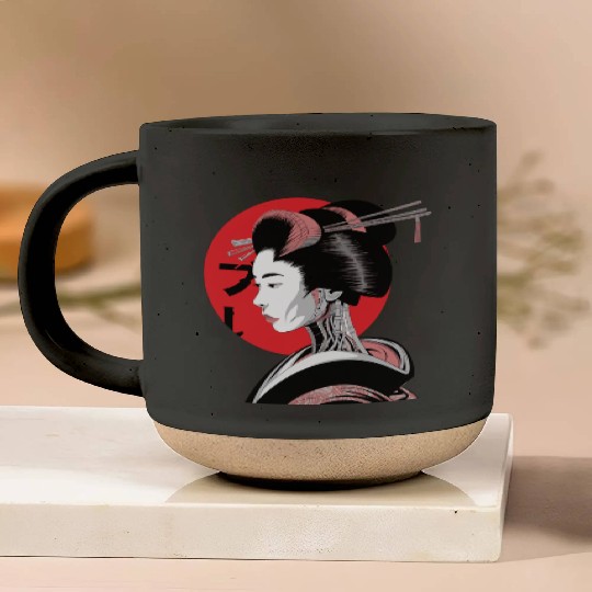 Cyberpunk Vaporwave Japanese Neon Street Art Pottery Mugs