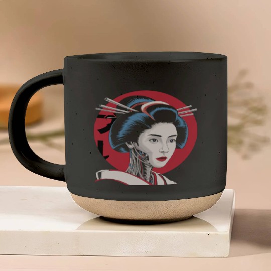 Cyberpunk Vaporwave Japanese Neon Street Art Pottery Mugs