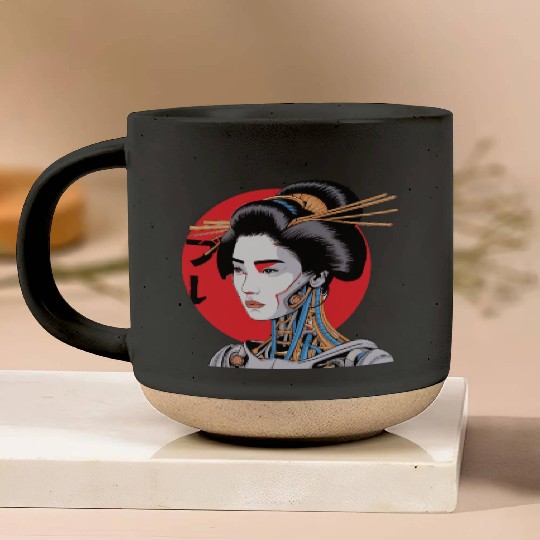 Cyberpunk Vaporwave Japanese Neon Street Art Pottery Mugs