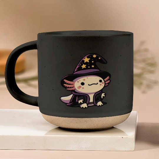 Axolotl Wizard - Fantasy Pet Pottery Mugs