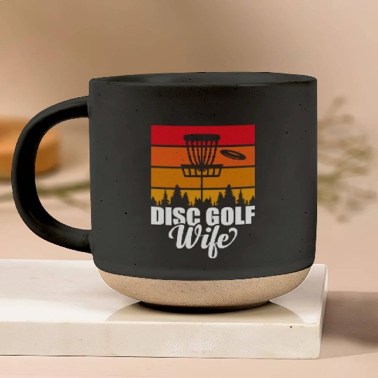 Disc Golf Wife Pottery Mugs