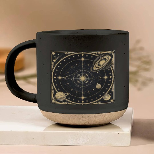 celestial dream Pottery Mugs
