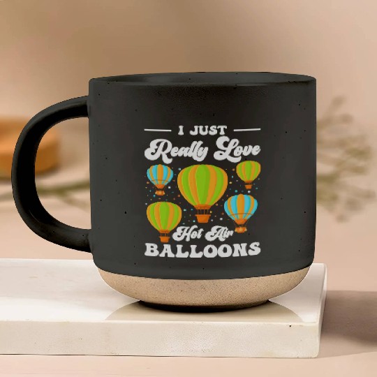 Hot Air Balloon Company Driving Adventure Pottery Mugs