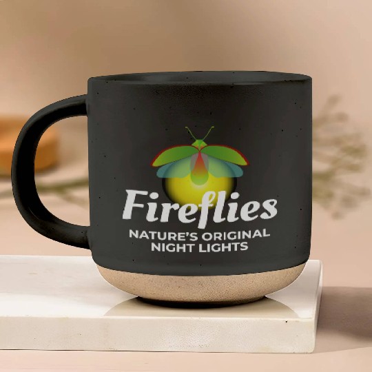 Fireflies Firefly Lightning Bug Insect Collector Pottery Mugs