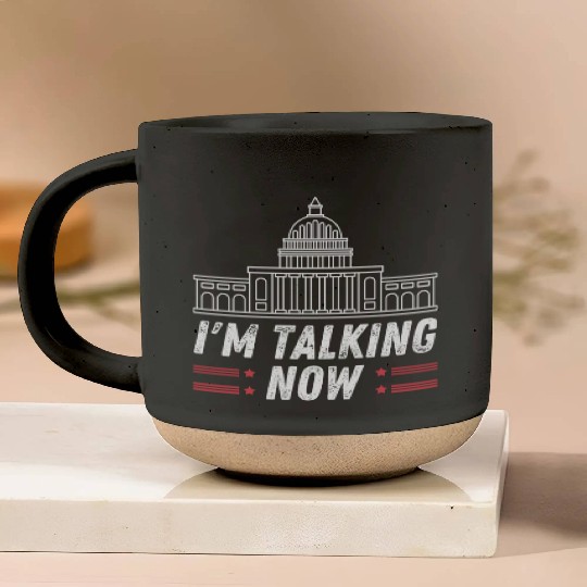 I'm Talking Now Trump 2024 Pottery Mugs