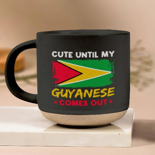 Guyana Pride Guyanese Roots Georgetown Love Pottery Mugs