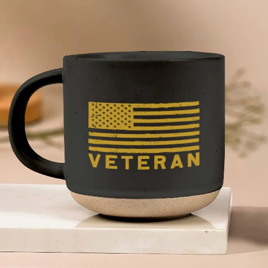 Proud US Army Veteran Pottery Mugs