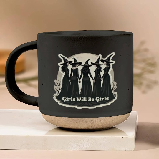 Girls Will Be Girls Pottery Mugs