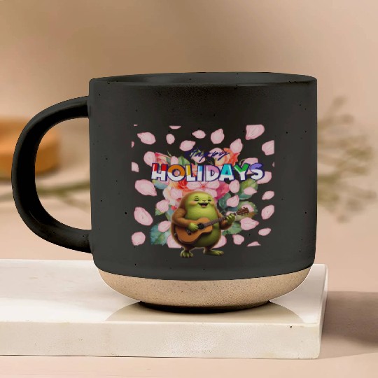 Happy holidays Pottery Mugs