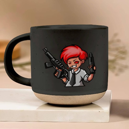 Gangster Gamer Pottery Mugs