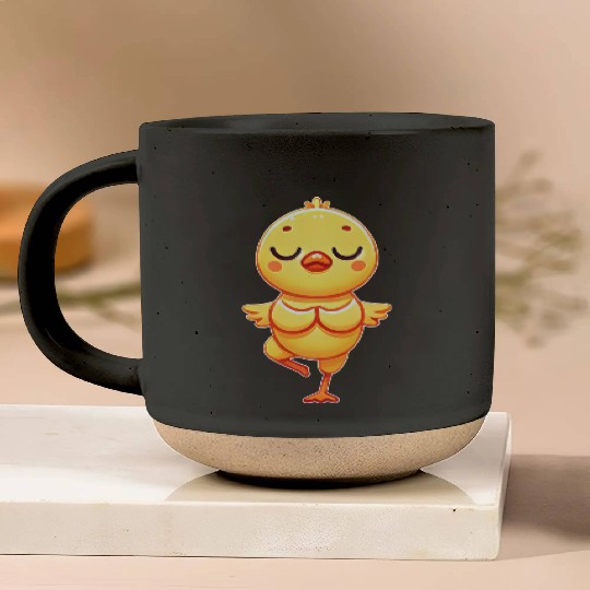 Meditating Duck Yoga Autogenic Training Inner Pottery Mugs