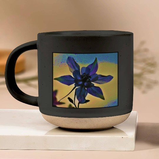 Columbine Color Pottery Mugs