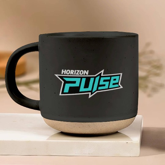 Horizon Pulse Radio Pottery Mugs