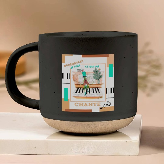 Prodigious cicada Pottery Mugs