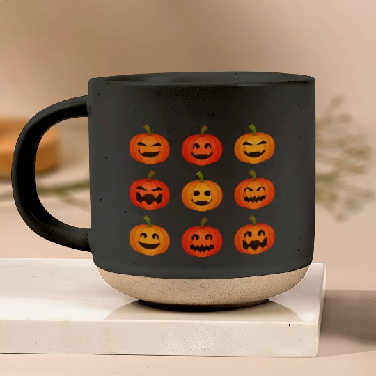 pumpkin Pottery Mugs