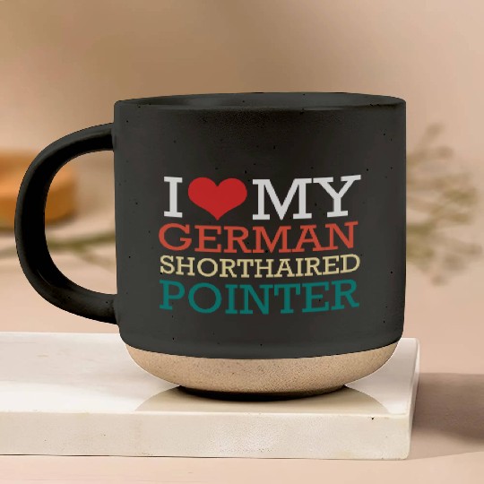 GSP Owner I Love My German Shorthaired Pointer Pottery Mugs