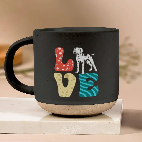 I Love My German Shorthaired Pointer Pottery Mugs