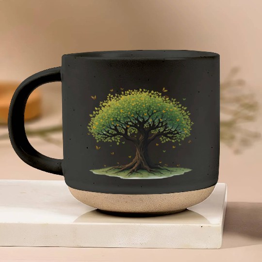 Tree of Life Pottery Mugs