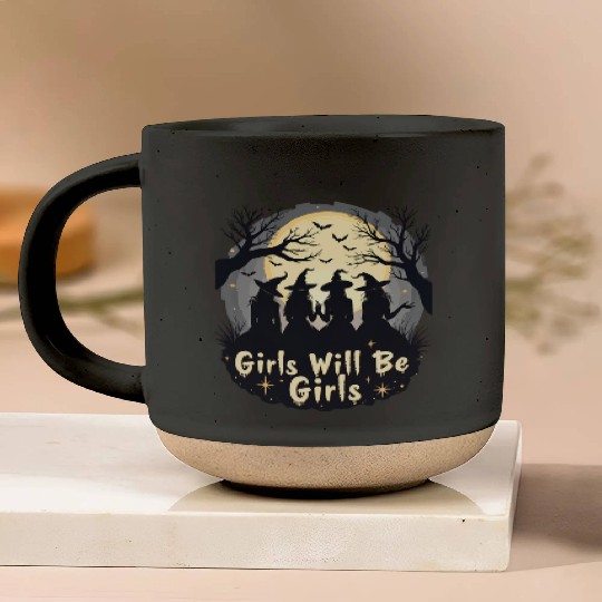 Girls Will Be Girls Pottery Mugs