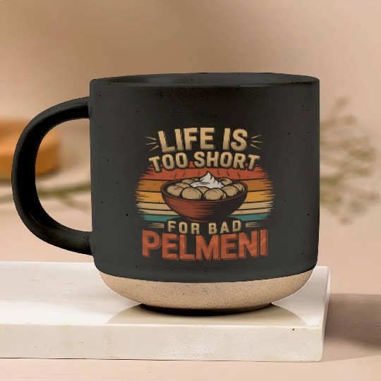 Pelmeni Dumpling Russian Comfort Food Pottery Mugs