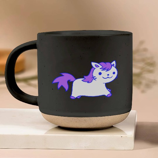 Little Pony Cat Face Little Small Horse Riding Fun Pottery Mugs