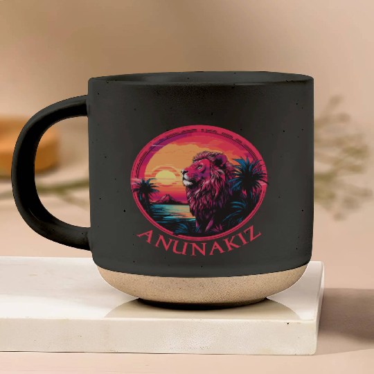 Anunakiz Lion of Ishtar’s Horizon Pottery Mugs