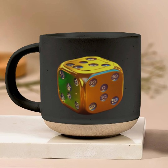 Dice Game Boy Casino 3D Art Pottery Mugs