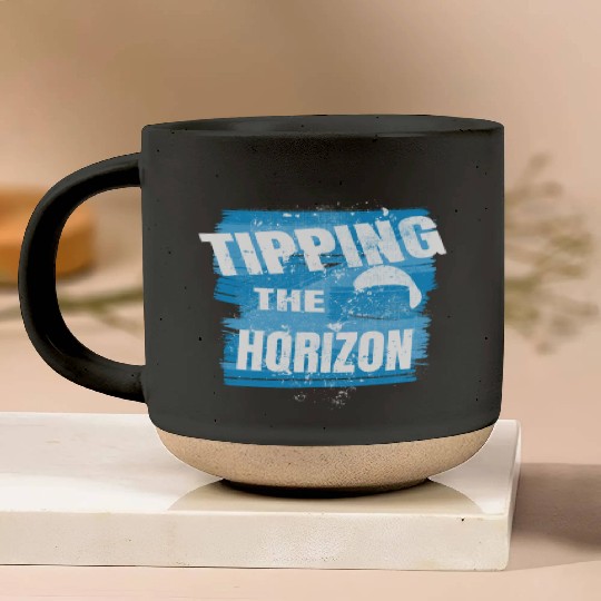 Tipping the Horizon Pottery Mugs